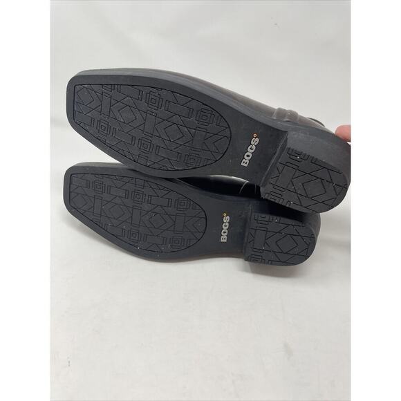 Bogs Valerie Ankle Rubber Rain Booties Slip On Women'S Size 7 Dark Brown - Picture 7 of 15